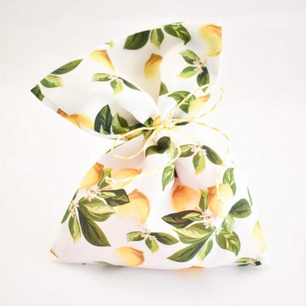 Μπομπονιέρα Πουγκί Λεμόνια