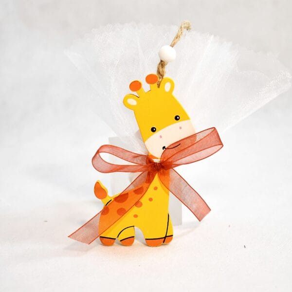 Μπομπονιέρα Ξύλινο Κρεμαστό  Καμηλοπάρδαλη