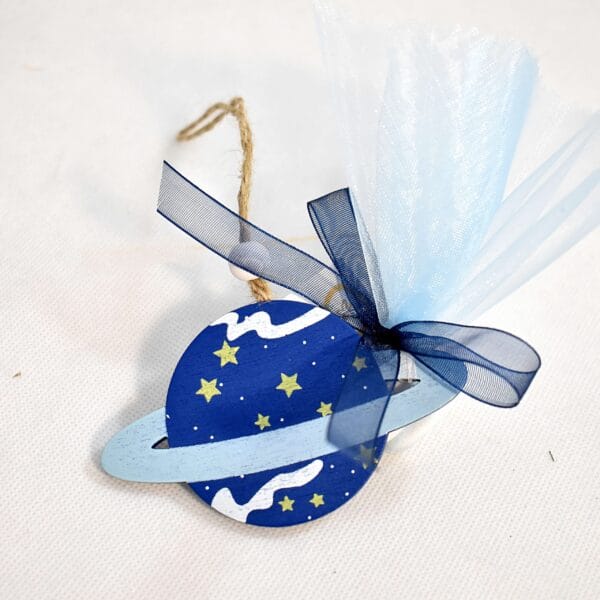 Μπομπονιέρα Ξύλινο Κρεμαστό  Πλανήτης