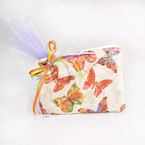 Μπομπονιέρα Υφασμάτινο νεσεσέρ Πεταλούδες