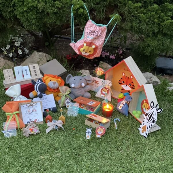 Μπομπονιέρα Υφασμάτινο Πουγκί Πορτοκαλί