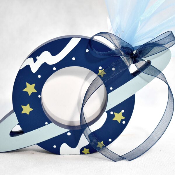 Μπομπονιέρα Ξύλινη Κορνίζα Πλανήτης